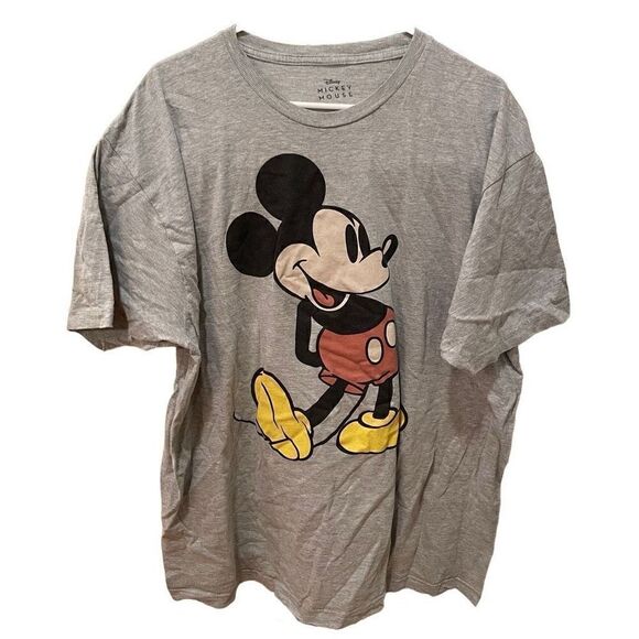 Disney TShirt Adult XXL Mickey Mouse Screenprint Short Sleeve Park Amusement - Picture 1 of 4
